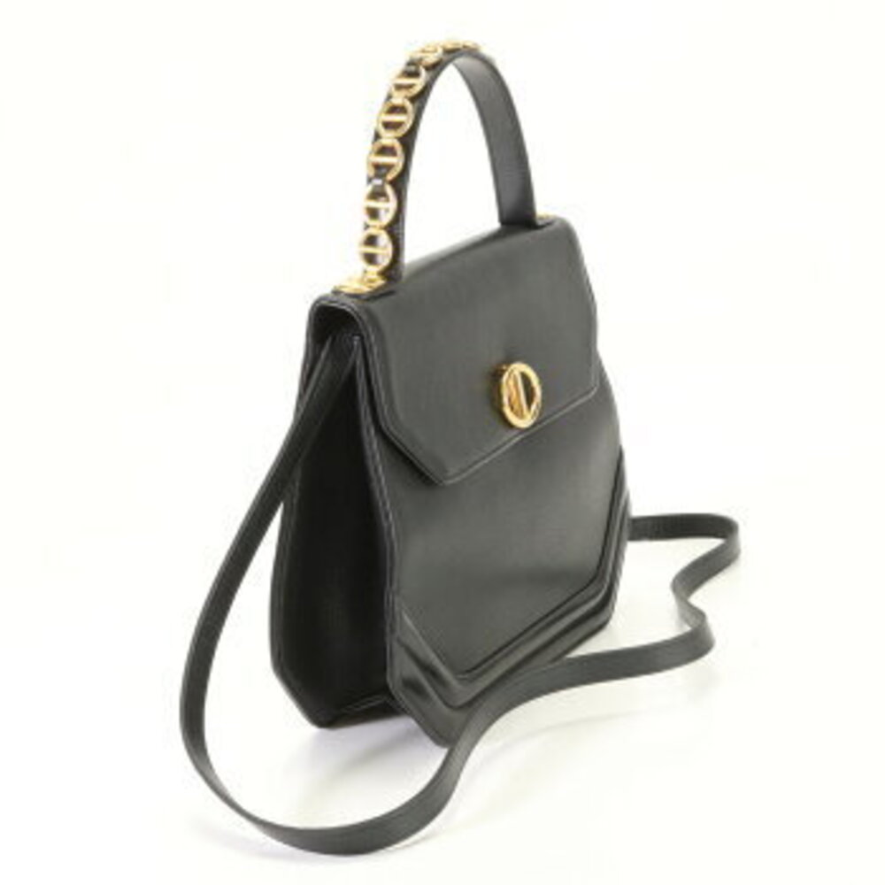 Dior tote crossbody handbag bag Christian leather High shoulder - Picture 3 of 14